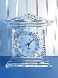 Vintage Crystal Quartz Clock by Royal Limited ~ 9” - Etsy