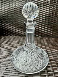Exquisite WATERFORD CRYSTAL Lismore Ships Decanter &Stopper ...