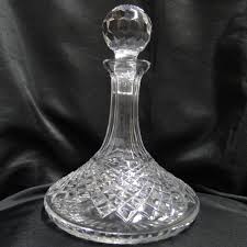 Waterford Crystal Alana, Cut Cross Hatch: Ships Decanter ...