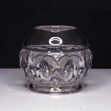 Antique Pressed Glass Rose Bowl: Framed Jewel Pattern ...