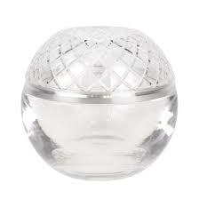 Camelia Crystal Tissue Box D 16 Cm Clear » Silver Corner