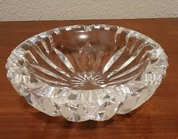 Waterford Heavy Crystal 5" Ashtray Trinket Dish with 2 Rests ...