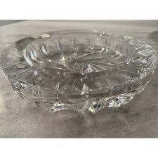 1960's Mid-Century Modern Bohemia Crystal Ashtray ...