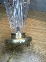 Vintage Waterford Crystal Belline 19 Inch Table Lamp with ...