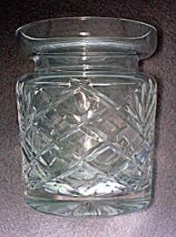 Gorham Crystal Clear Biscuit Barrel, W/ Lid Monte Carlo