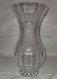 Tall textured glass flower vase Like new | Mercari