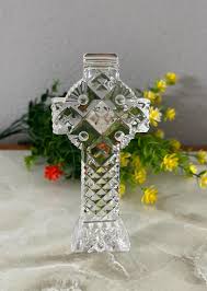 Waterford Crystal Standing Celtic Cross 5.5" Engraved ...