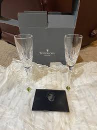 Waterford Lead Crystal Kelley Flute Set of 2 MIB Champagne ...