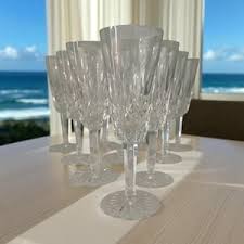 Vintage Waterford Lismore Crystal Champagne Flutes 7 1/4 ...