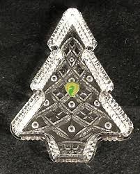 Waterford Crystal Holiday Christmas Tree Tray Candy Nuts | eBay