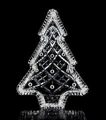 Waterford Vanity Christmas Tree Tray Elegant Vintage Crystal Signed - Etsy