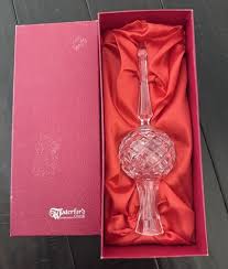 Waterford Crystal Vintage Spire Tree Top Topper Christmas ...