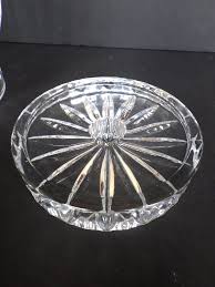 Vintage Lead Crystal Candle Holder 2 Piece Chimney w Base ...