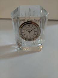 WATERFORD Crystal Small Clock | eBay