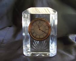 Vintage Waterford Colonnade Crystal Clock , Irish Memento ...