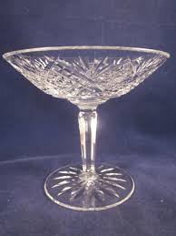 WATERFORD CRYSTAL Compote 5" Footed Pedestal Candy Dish ...