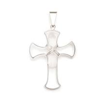 Quartz Point Cross Necklace | Tree of Life Gems