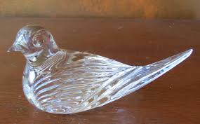 Waterford Crystal Dove 5 ¼” Figurine Paperweight Signed | eBay