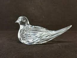 Waterford Lead Crystal Glass Bird Figurine Paperweight 5 1/2 ...