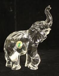 Lot - Waterford Crystal Elephant