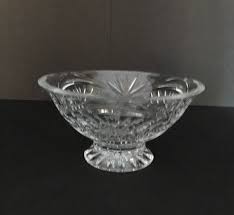 Tipperary Cut CRYSTAL, Vintage, Hand Blown, Salad Bowl, Gatsby Glamour - Etsy
