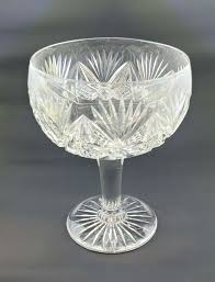 Vintage Crystal Leaded Cut Glass Candy Dish/Goblet | eBay