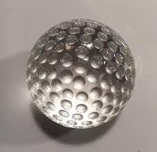 Glass Golf Ball Paper Weight | eBay