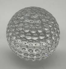 Vintage Perfect Waterford Signed Crystal Golf Ball ...
