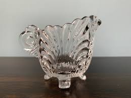 Vintage Cambridge Caprice Clear 3 Toed Mini Cream Pitcher ...