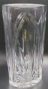 Vintage Waterford Crystal 6" Oval Castleton Vase Cross Cut ...