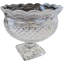 Swarovski Square Foot Center Bowl Cut Crystal German 1960s ...