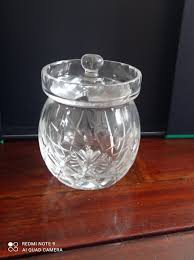 Beautiful Cut Glass Preserve/ Marmalade Jar - Etsy