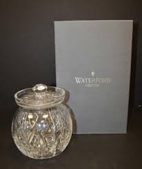 Sold at Auction: Signed Fred Curtis Waterford Biscuit Jar