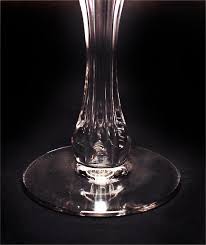 Late 19th C. Set of 5 Crystal Hollow Stem Champagne Coupes For Sale at 1stDibs