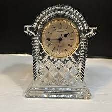 Waterford Crystal Gold Face Mantle Carriage Clock 7.25” | eBay