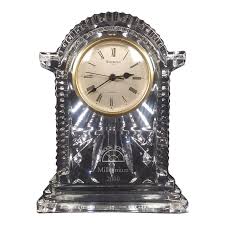 Waterford Crystal Lismore Mantel Carriage Desk Clock Gold ...