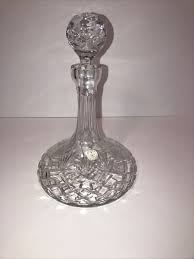 Crystal Clear Decanter / Bar ware / 24% Lead Crystal Made In ...