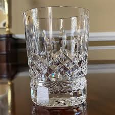 IRELAND Waterford Crystal LISMORE DOF Double Old Fashioned Glass 12 oz 4 3/8 NOS | eBay