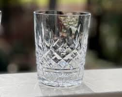 Waterford Crystal Lismore Double Old Fashioned Glasses/wedding Gift/housewarming Gift/old Fashioned Glass/whiskey Glass-sold Individually - Etsy