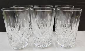 Set of 6 Vintage Signed Waterford Crystal Lismore Flat ...