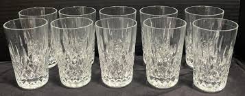 Sold at Auction: 10 Piece Waterford Crystal "Lismore" 12 Oz ...