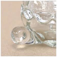 Anchor Hocking Clear Glass Figural Turtle Trinket / Candy ...