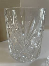 Czech Republic 24% Lead Crystal Biscuit Jar Bohemian Cut 6 ...