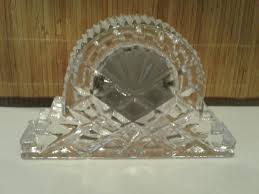 Crystal Legends Mantle Clock by Godinger 24% Lead Crystal ...