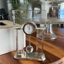 Accents | Crystal Quartz Desk Clock | Poshmark