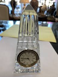 Waterford Crystal Clock Antique Ireland Cut Crystal | eBay