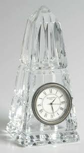 Clocks Obelisk Quartz Clock by Waterford Crystal ...