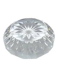 WATERFORD CRYSTAL PAPERWEIGHT CUT ROUND STAR FLOWER FLAT BACK 3” | eBay