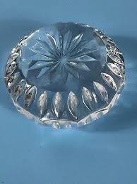 Waterford Crystal Round Dome Large Paperweight 3.25" Diameter 2.5" Tall | eBay