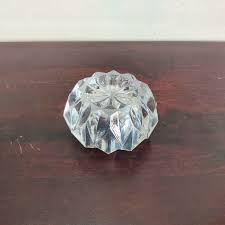 Vintage Thick Clear Glass Diamond Design Decorative Kitchenware Collectible G374 | eBay